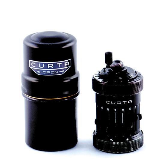 Appraisal: Contina Curta calculator Curta Type I hand-cranked mechanical calculator in