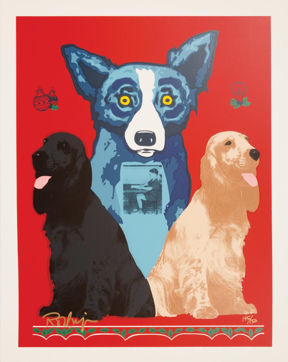 Appraisal: George Rodrigue American Louisiana - George's Sweet Inspiration silkscreen signed