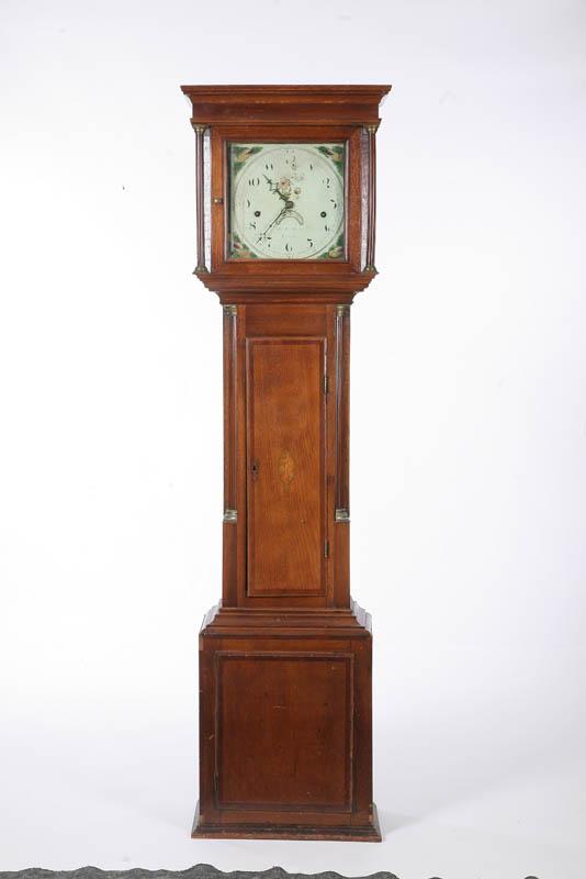 Appraisal: TALL CASE CLOCK Eight day time and strike with calender