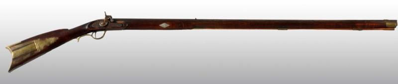 Appraisal: Kentucky Rifle Description OL BL - TB Octagonal LM Percussion