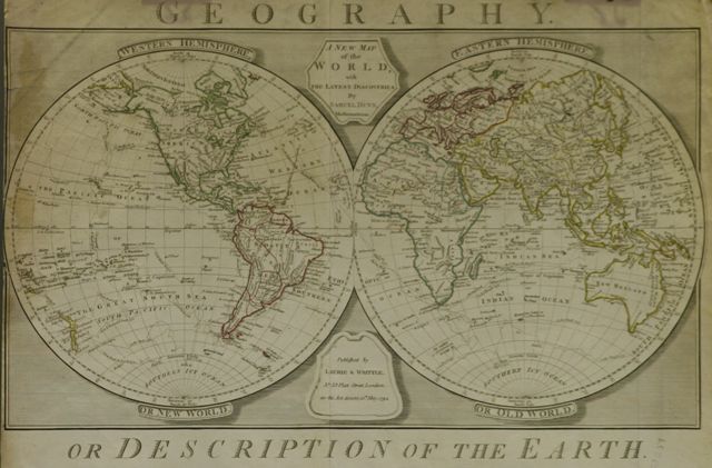 Appraisal: DUNN Samuel Geography or Description of the Earth A New