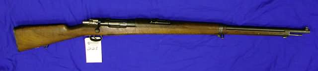 Appraisal: Spanish Mauser bolt action rifle Cal mm bbl SN RE