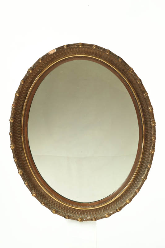 Appraisal: MIRROR American or European th century wood gesso and gilt