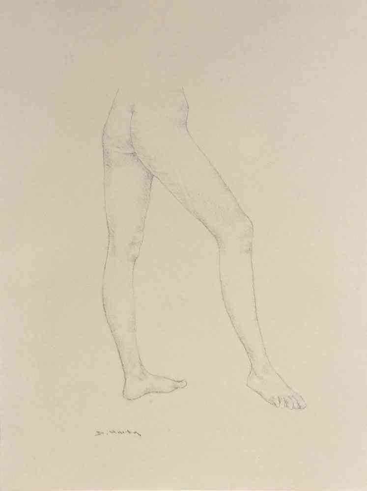 Appraisal: DRAWING- by Dewitt Hardy Am born graphite on paper in