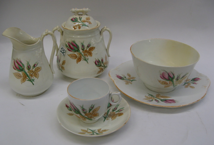 Appraisal: AN ENGLISH PORCELAIN TEA OR COFFEE SET pieces in the