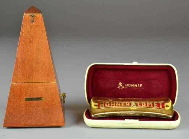 Appraisal: Hohner Comet Harmonica Seth Thomas MetronomeTo include a made in