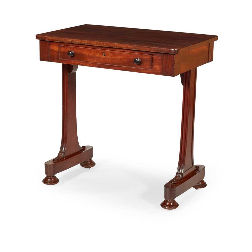 Appraisal: LATE REGENCY MAHOGANY WRITING TABLE EARLY TH CENTURY cm wide