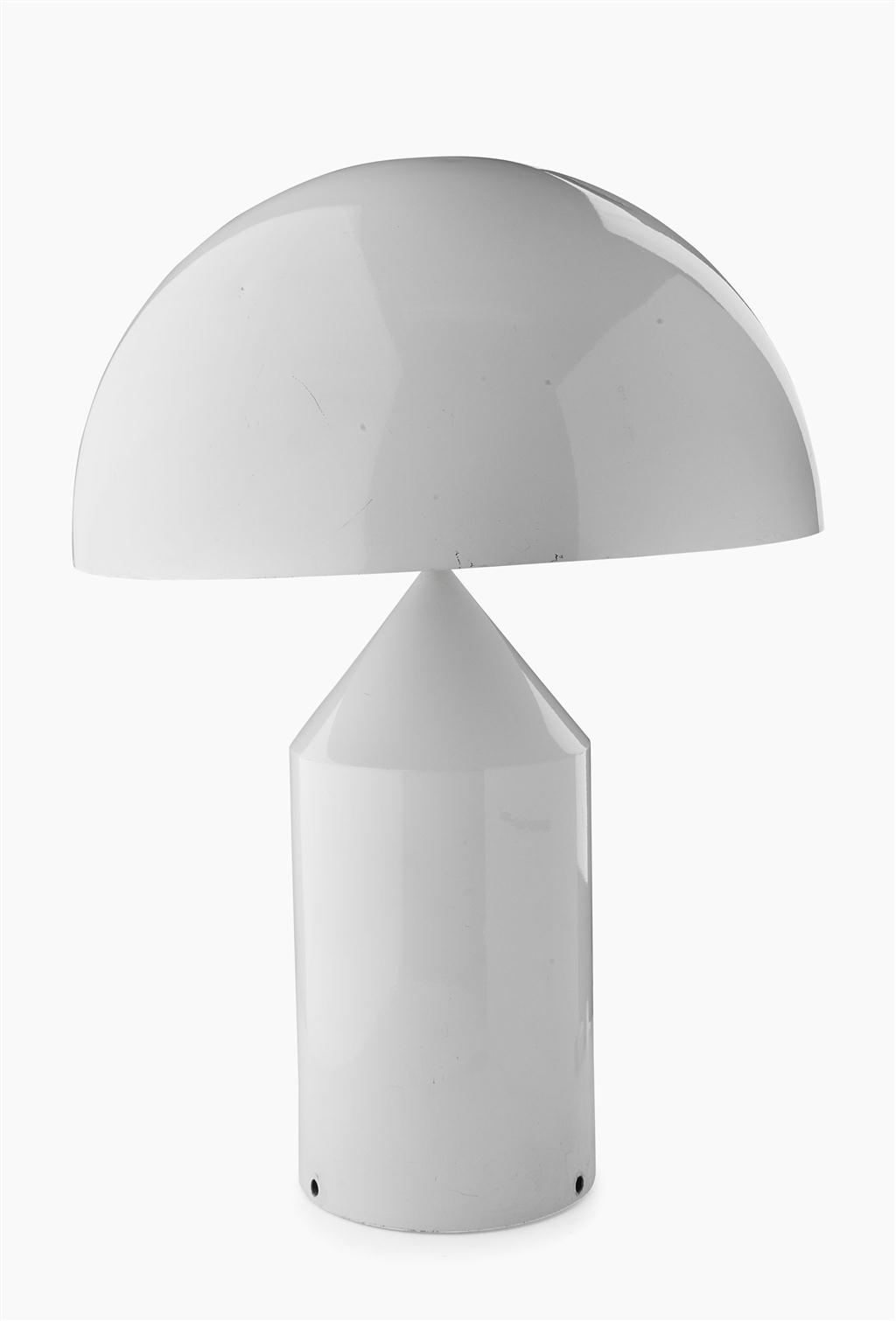 Appraisal: VICO MAGISTRETTI - FOR O-LUCE ITALY ATOLLO' TABLE LAMP DESIGNED