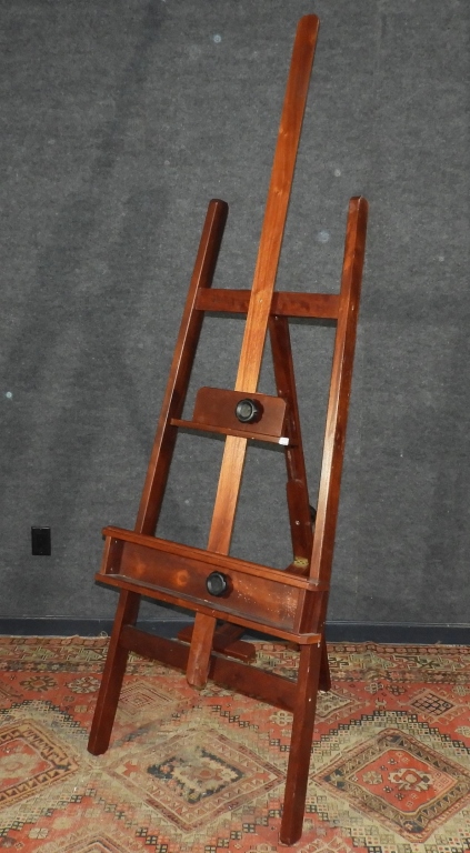 Appraisal: TRIDENT MODEL - LARGE ARTIST PAINTING EASEL Brazil th CenturyLarge