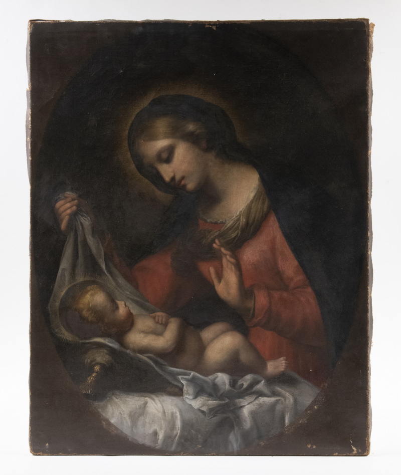 Appraisal: PORTRAIT OF THE MADONNA AND CHILD Italian Renaissance Style Grand