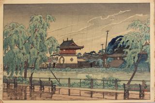 Appraisal: Antique Japanese Woodblock Print Antique Japanese Woodblock Print Image Size