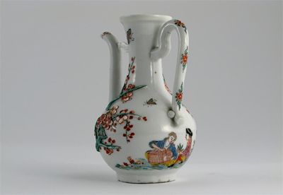 Appraisal: A rare Chinese European decorated blanc de Chine small ewer