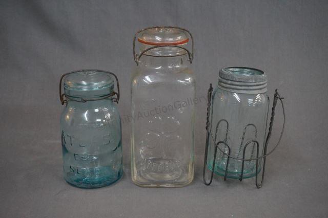 Appraisal: Vintage Atlas E-Z Seal Crown Canning Jars 's Includes -