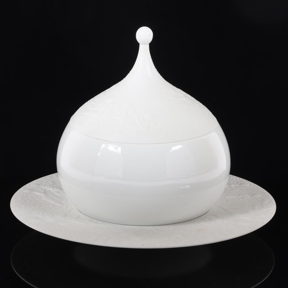 Appraisal: BJORN WIINBLAD THE MAGIC FLUTE COLLECTION ROSENTHAL PORCELAIN COVERED VEGETABLE