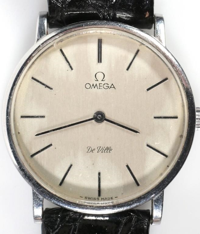 Appraisal: Vintage Omega DeVille dress watch The watch is powered by