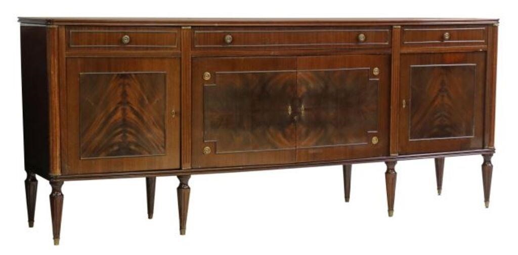 Appraisal: French Louis XVI style mahogany sideboard Les Bons Meubles J