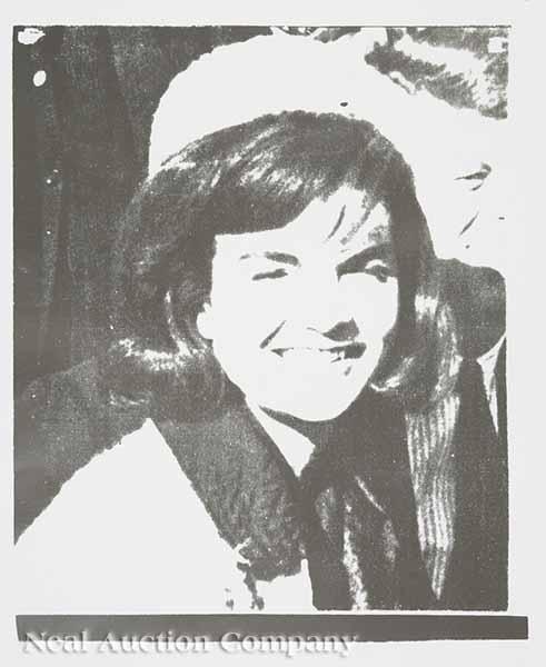 Appraisal: Andy Warhol American - Jacqueline Kennedy I Jackie I screenprint