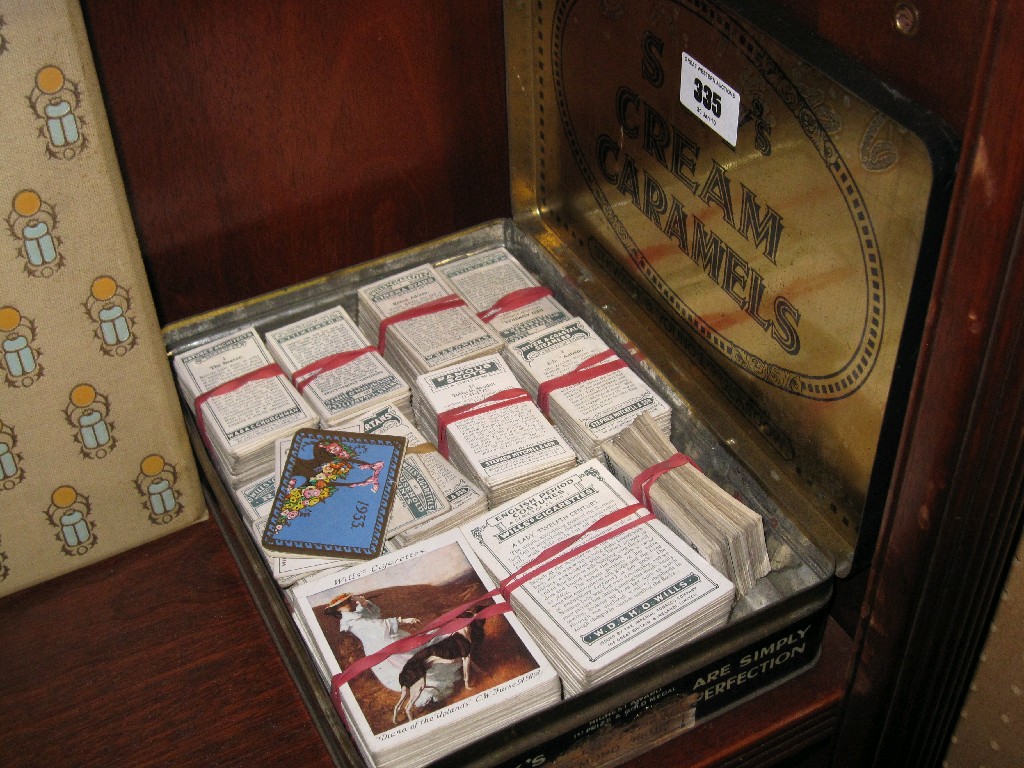 Appraisal: Box of assorted cigarette cards