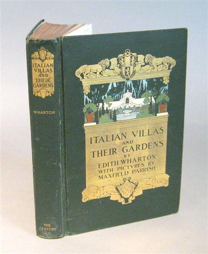 Appraisal: vol Parrish Maxfield illustrator Wharton Edith Italian Villas and Their