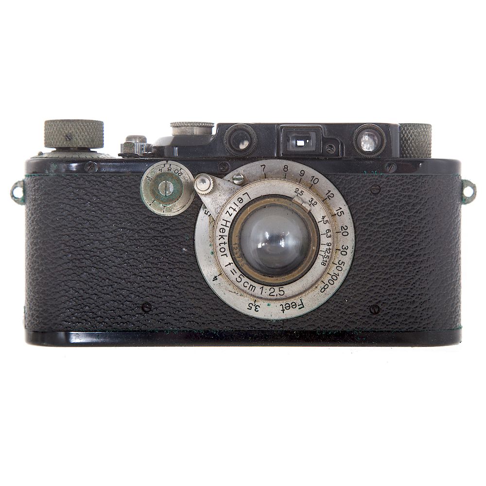 Appraisal: Leica III Chrom Camera With Leitz Hektor Lens dated black