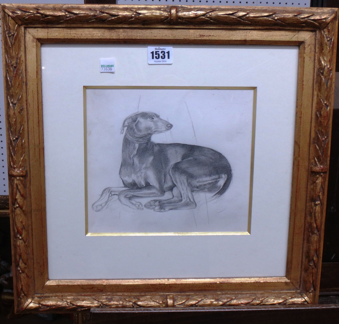 Appraisal: Frank Cadogan Cowper - Study of a hound pencil cm