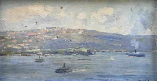 Appraisal: Robert Richmond Campbell - Cremorne oil on board initialled 'R