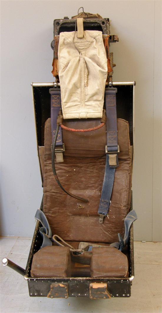 Appraisal: Mid twentieth century British military aircraft ejector seat With label