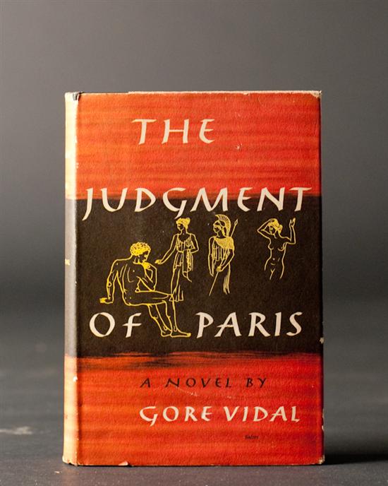 Appraisal: Gore Vidal The Judgement of Paris hardcover publisher E P