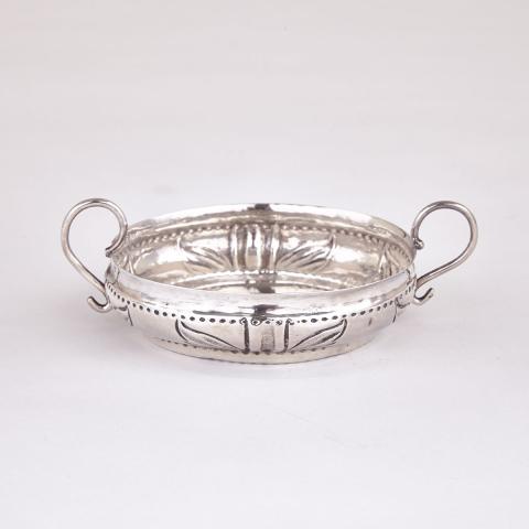 Appraisal: Charles II Silver Dram Cup c of shallow circular form