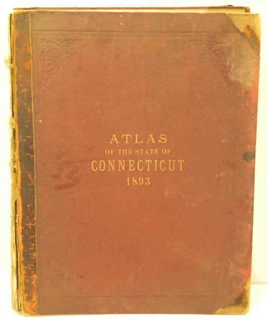 Appraisal: Town and City Atlas of the State of Connecticut Boston