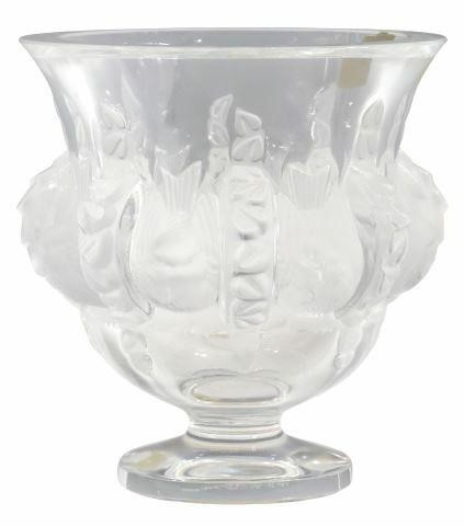 Appraisal: Lalique Dampierre vase designed by Marc Lalique French - having