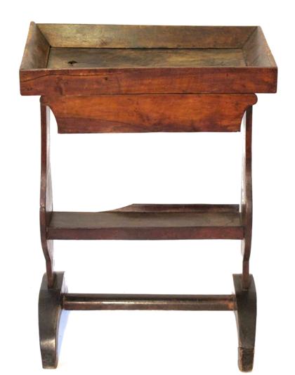 Appraisal: tray table with drawer th century