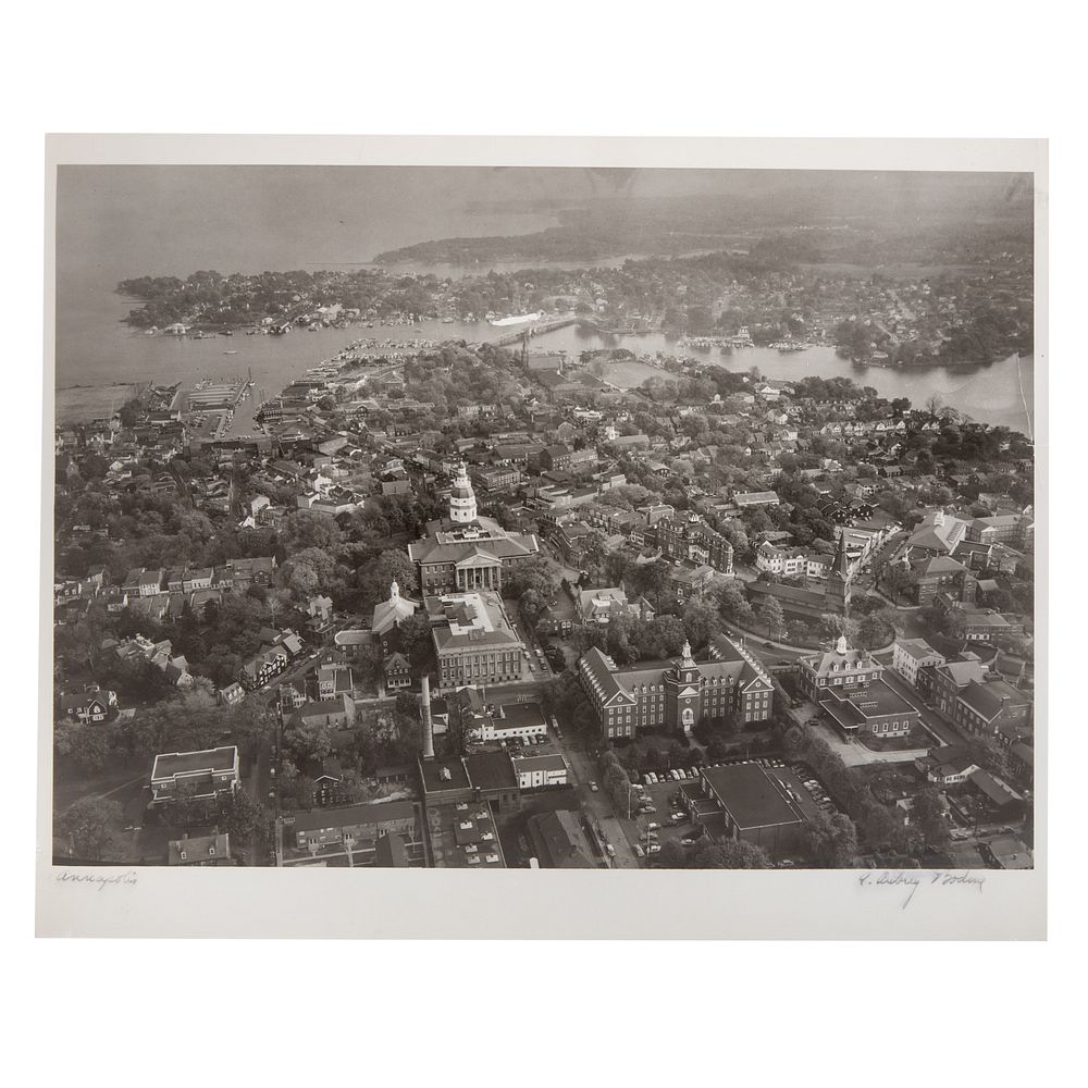 Appraisal: A Aubrey Bodine Annapolis photograph American - Gelatin silver print