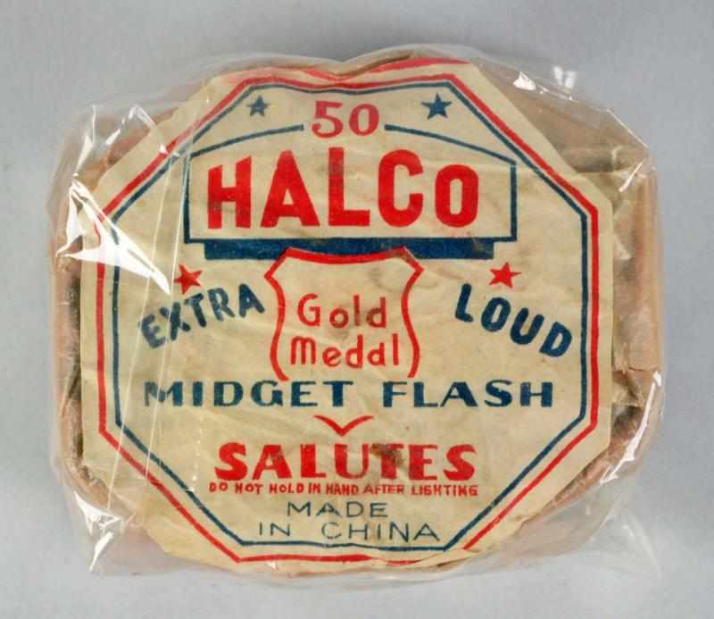 Appraisal: Gold Medal Midget Salutes -Hex Firecrackers Class Manufactured by Halco