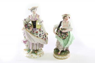 Appraisal: A Meissen Marcolini figure of a flower seller circa and