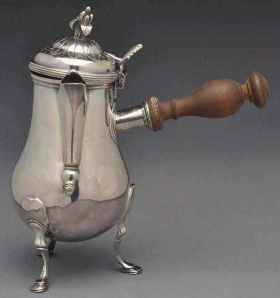 Appraisal: A French Provincial Silver Coffee Pot - st standard marks