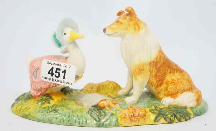 Appraisal: Beswick Beatrix Potter Tableau Figure Kep and Jemima Limited Edition