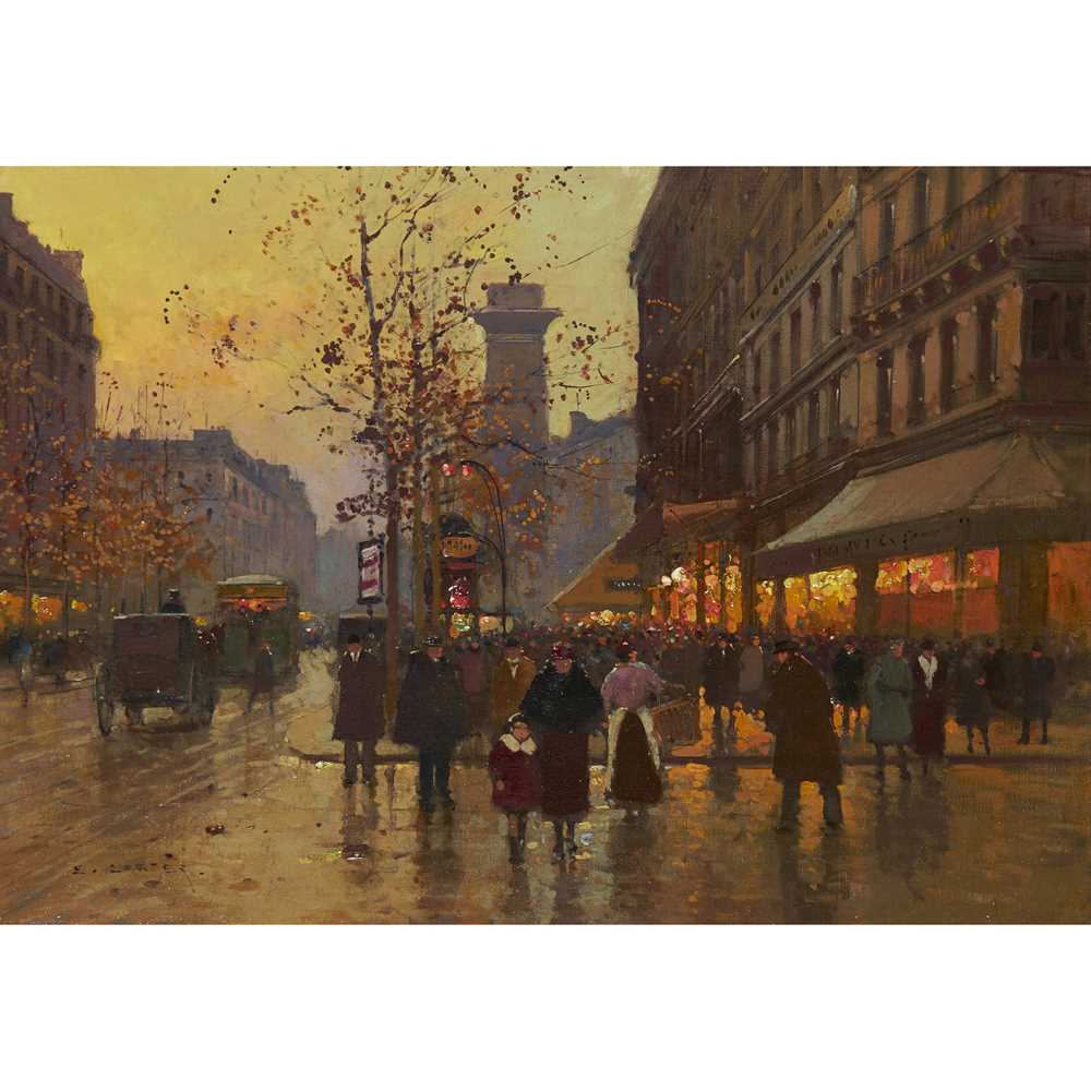 Appraisal: FOLLOWER OF EDOUARD CORTES PARIS LE SOIR Bears signature oil