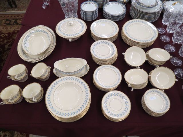 Appraisal: pc Syracuse China Service for with servers cream soups excellent