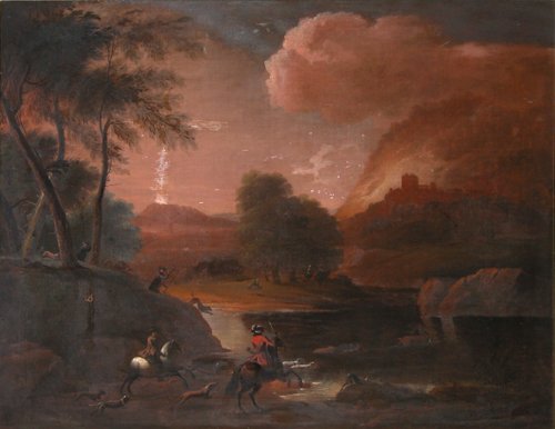 Appraisal: Artist Follower of Phillipe de Loutherbourg Title The Hunt Date