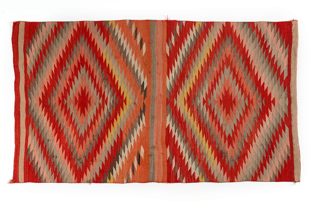 Appraisal: Navajo Eye-Dazzler Rug ca Navajo Eye-Dazzler Rug wool dye ca