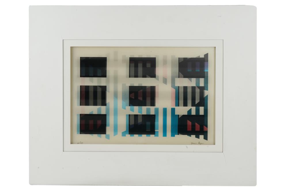 Appraisal: YAACOV AGAM B AGAMOGRAPHsigned and numbered x inches x inches