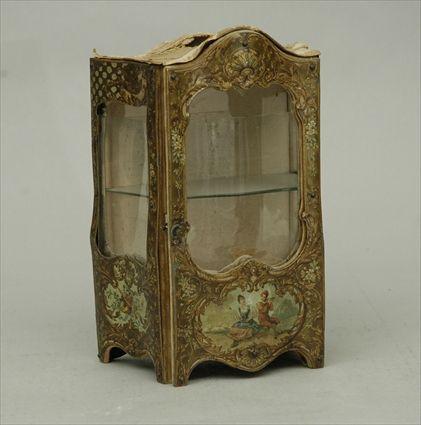 Appraisal: Miniature Hanging Vitrine