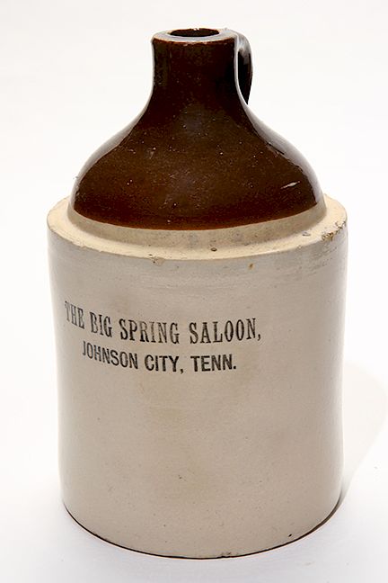 Appraisal: The Big Springs Saloon Johnson City TN Whiskey Jug Exclusive