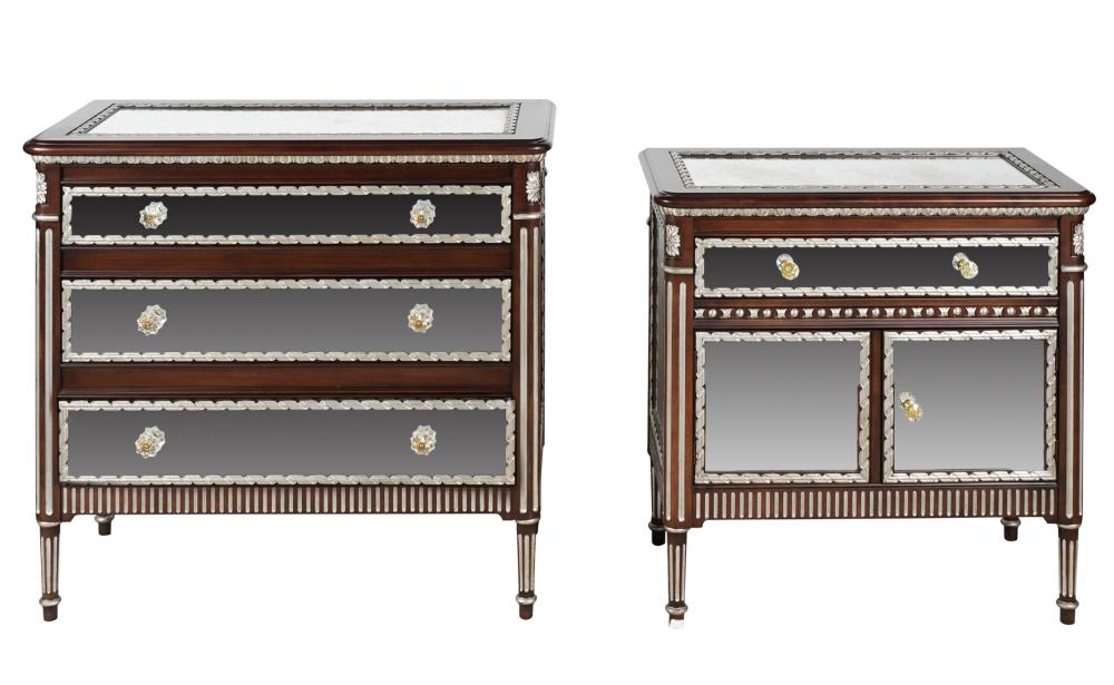 Appraisal: EJ VICTOR COMMODE CHEST OF DRAWERSeach with manufacturer's label each