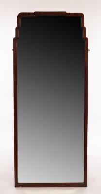 Appraisal: A mahogany framed pier glass with shaped top cm high