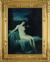 Appraisal: UNSIGNED American Luminist School th Century THE SIREN Oil on