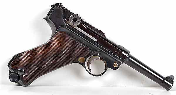 Appraisal: WWII Nazi German Luger Semi-Auto Pistol mm cal barrel S