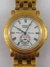 Appraisal: A gent's gilt metal Sewills Carmania Chronometer wristwatch sapphire crystal