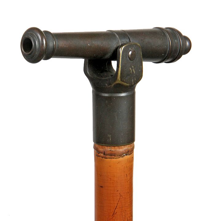 Appraisal: Cheroot Cannon Cane Ca - A very fine example of